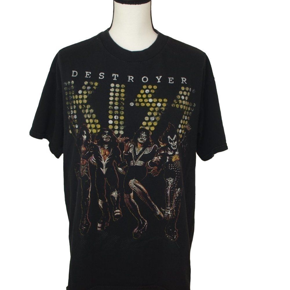 KISS Destroyer Tee Black Size Large